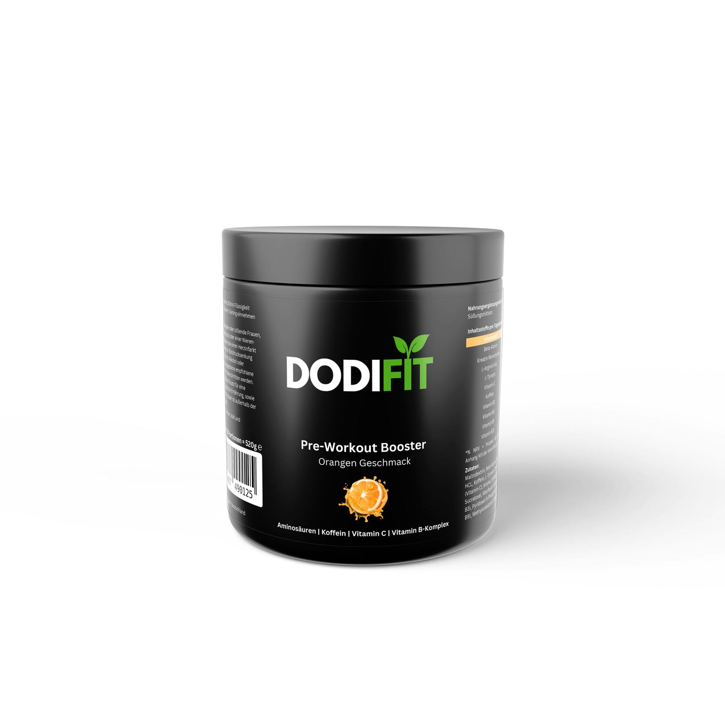 Pre-Workout Booster - Geschmack: Orange - Dodi Fit