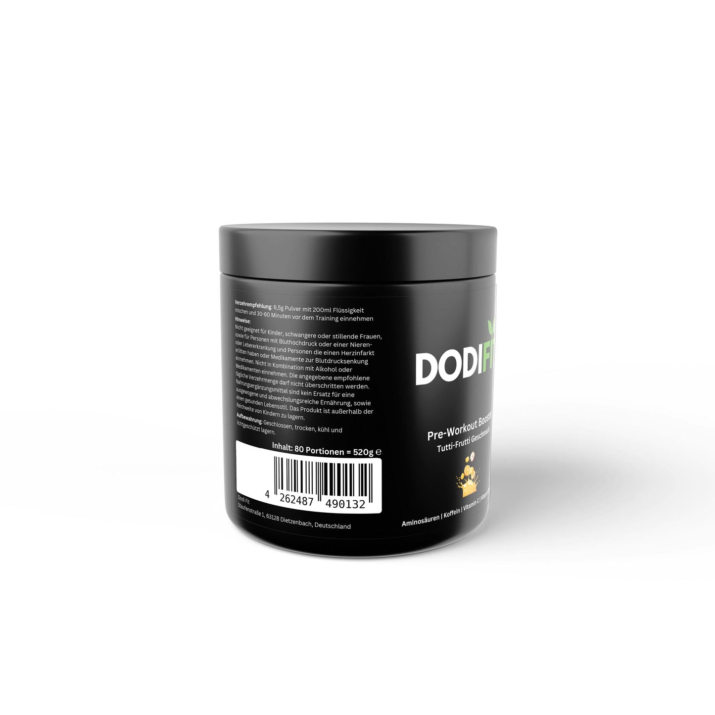 Pre-Workout Booster - Geschmack: Tutti Frutti - Dodi Fit