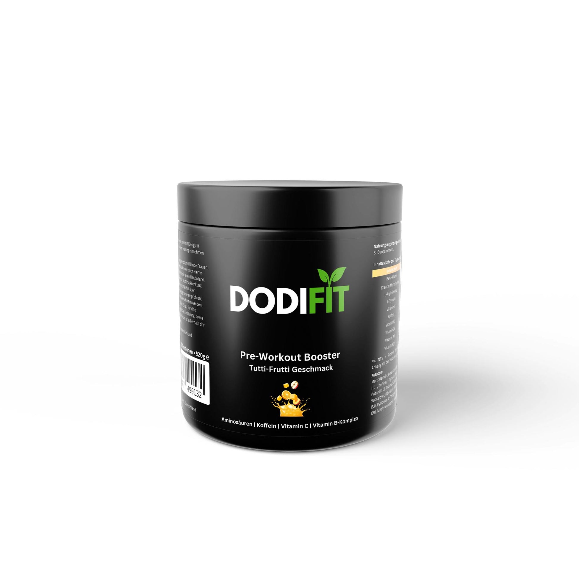 Pre-Workout Booster - Geschmack: Tutti Frutti - Dodi Fit