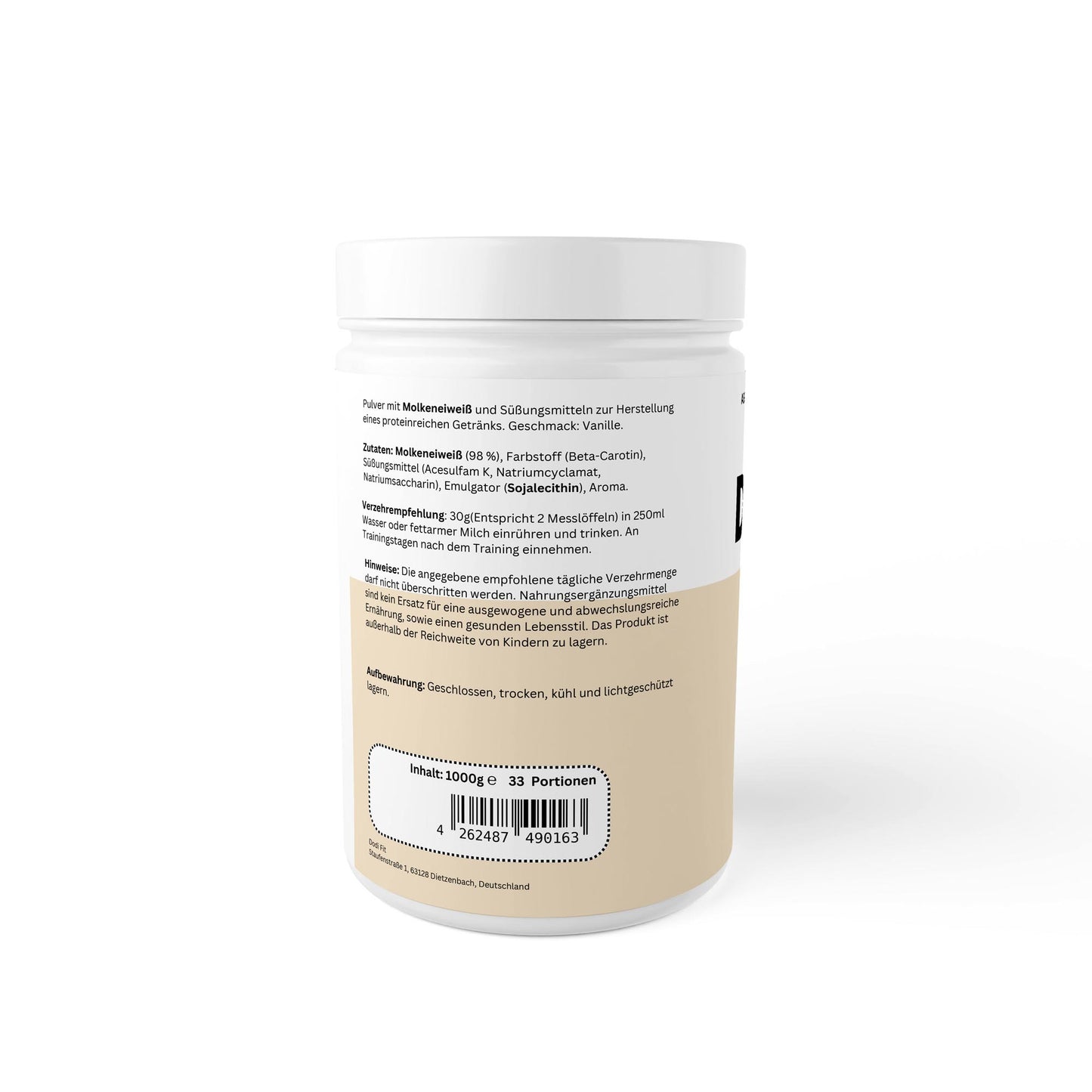Premium Whey - Geschmack: Vanille - Dodi Fit