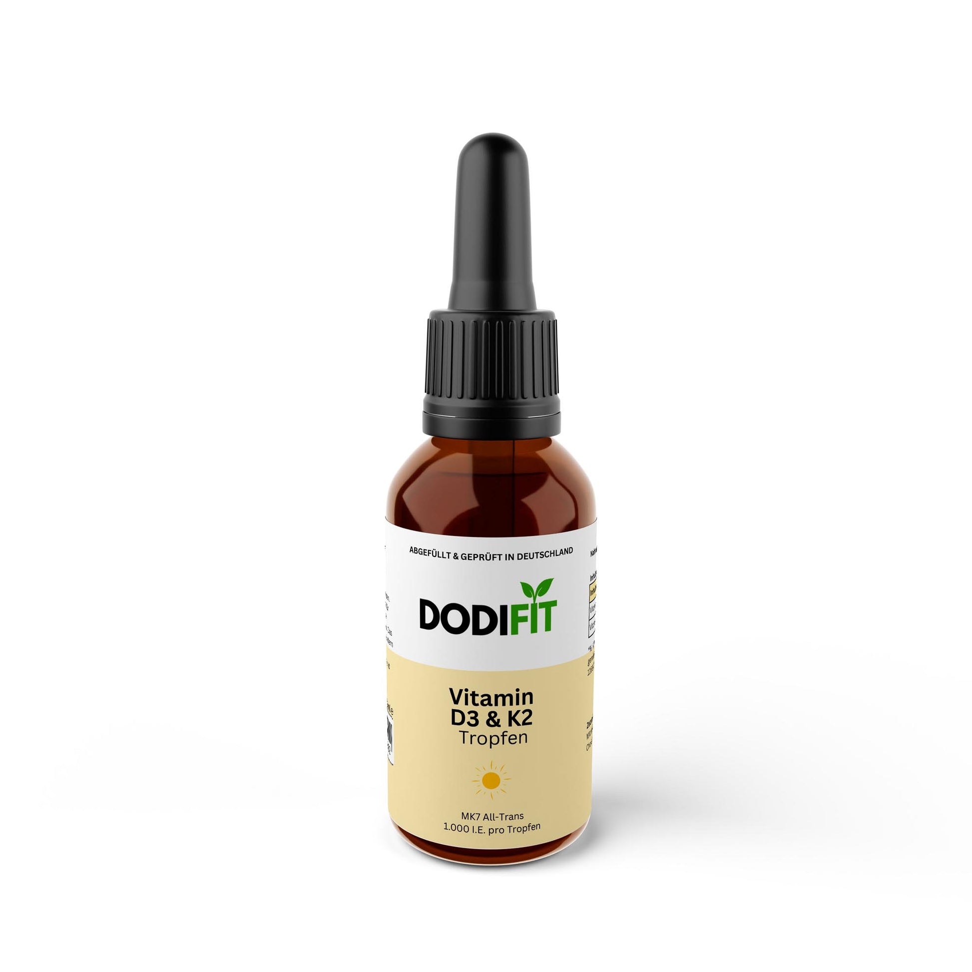 Vitamin D3 + K2 - 1.700 Tropfen (1.000 I.E.) - Dodi Fit