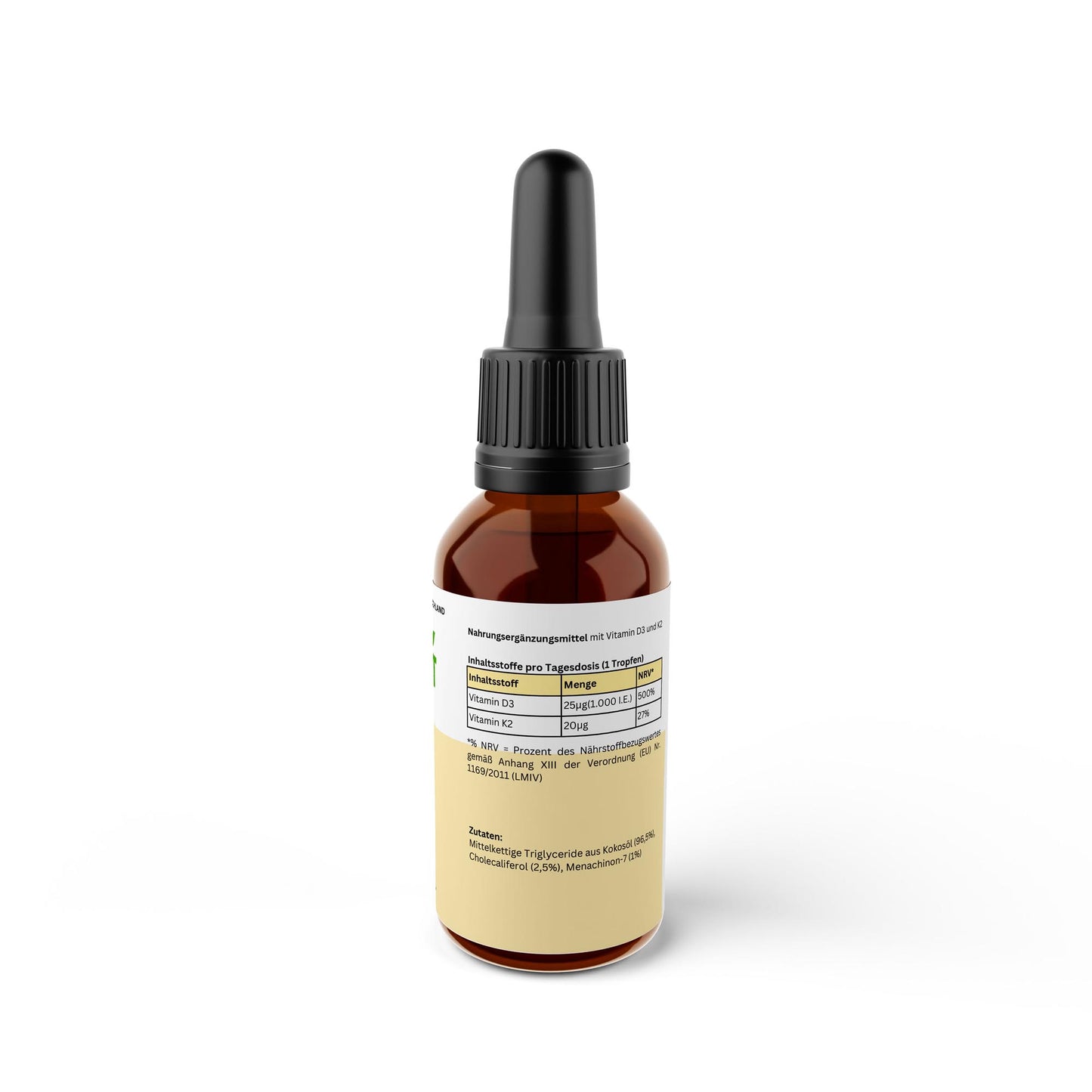 Vitamin D3 + K2 - 1.700 Tropfen (1.000 I.E.) - Dodi Fit