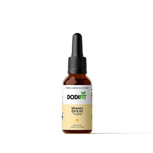 Vitamin D3 + K2 - 1.700 Tropfen (1.000 I.E.) - Dodi Fit