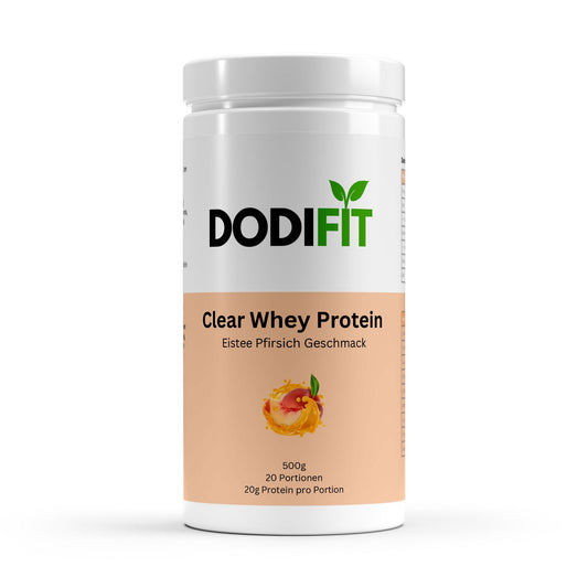 Clear Whey Protein Eistee Pfirsich - 500g - Dodi Fit